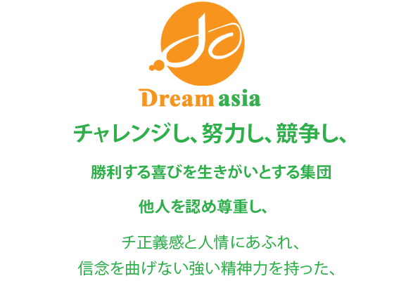 もっとワクワク心に残るステキな体験を食を通して人と人とを繋げる Dream Asia株式会社